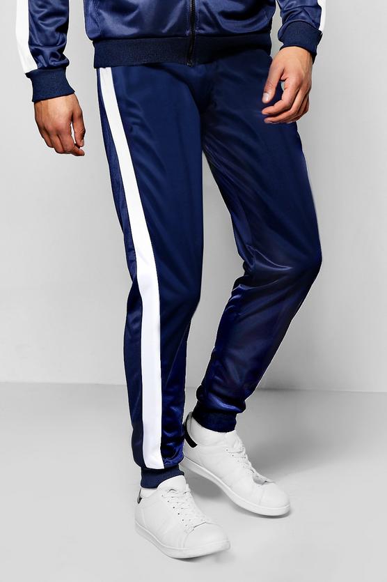 Skinny Fit Poly Tricot Joggers